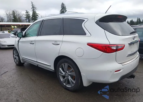 2013 Infiniti Jx35 z USA, uszkodzony, nr VIN 5N1AL0MM2DC340856